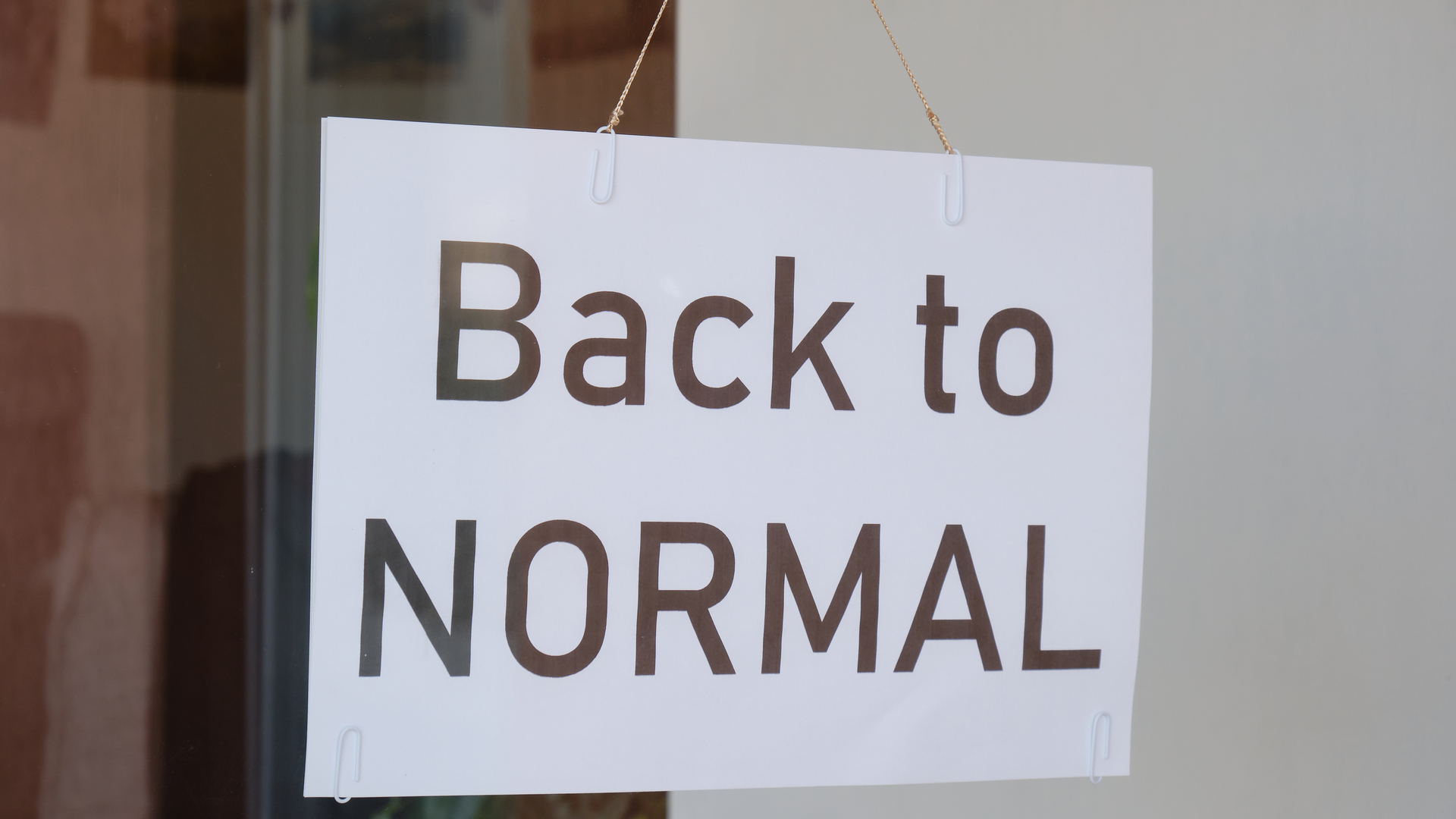 Der Wunsch nach Normalität – alles auf Anfang oder doch lieber Neuanfang?